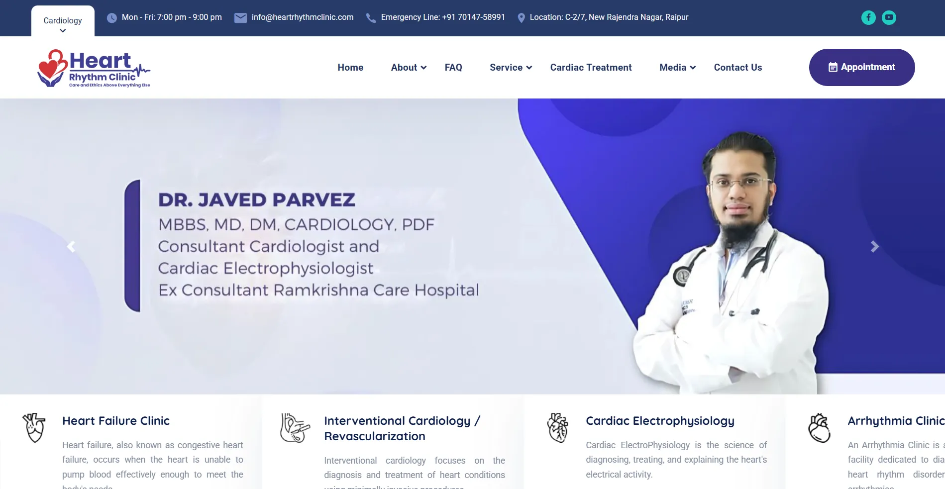 Website - Heart Rhythm Clinic