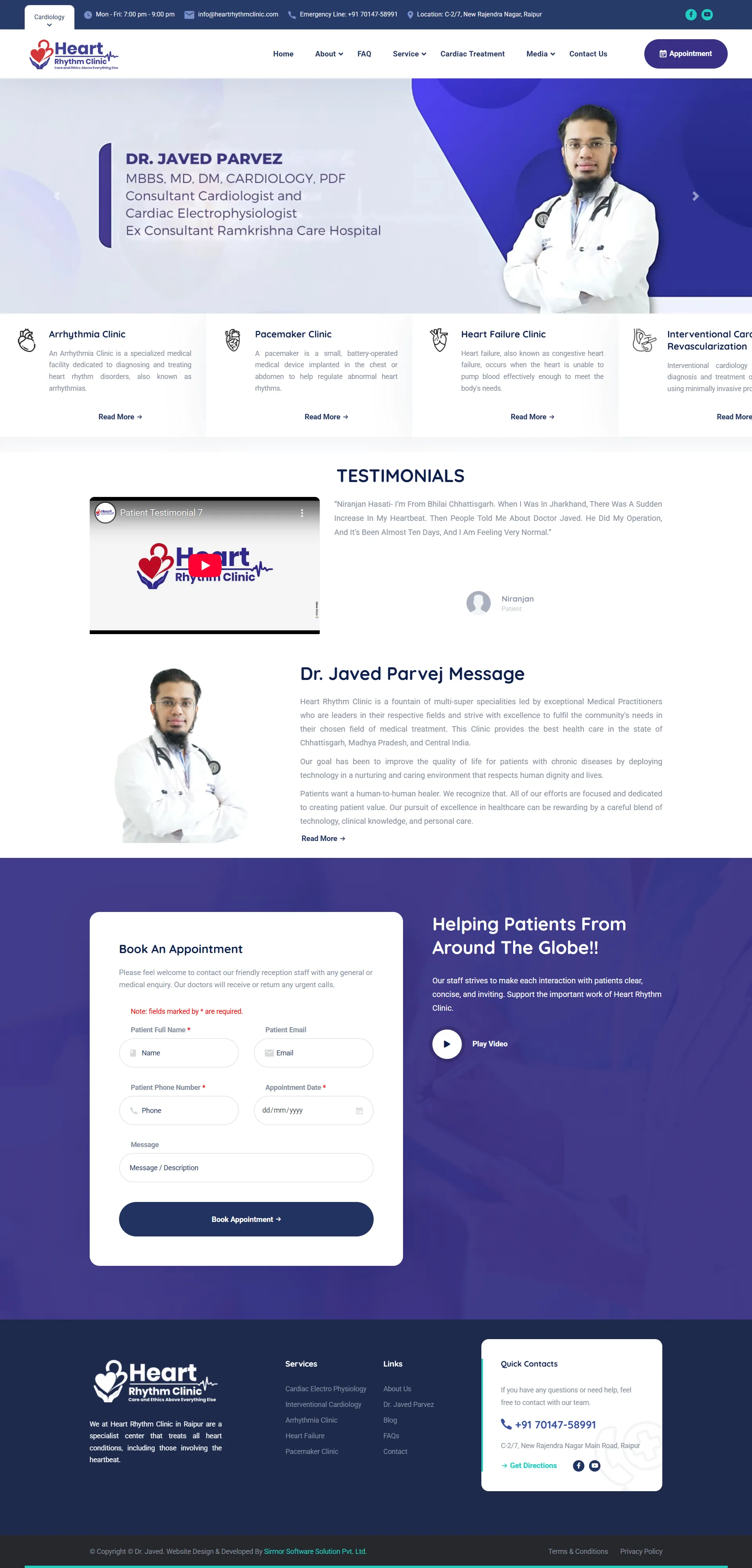 Website - Heart Rhythm Clinic