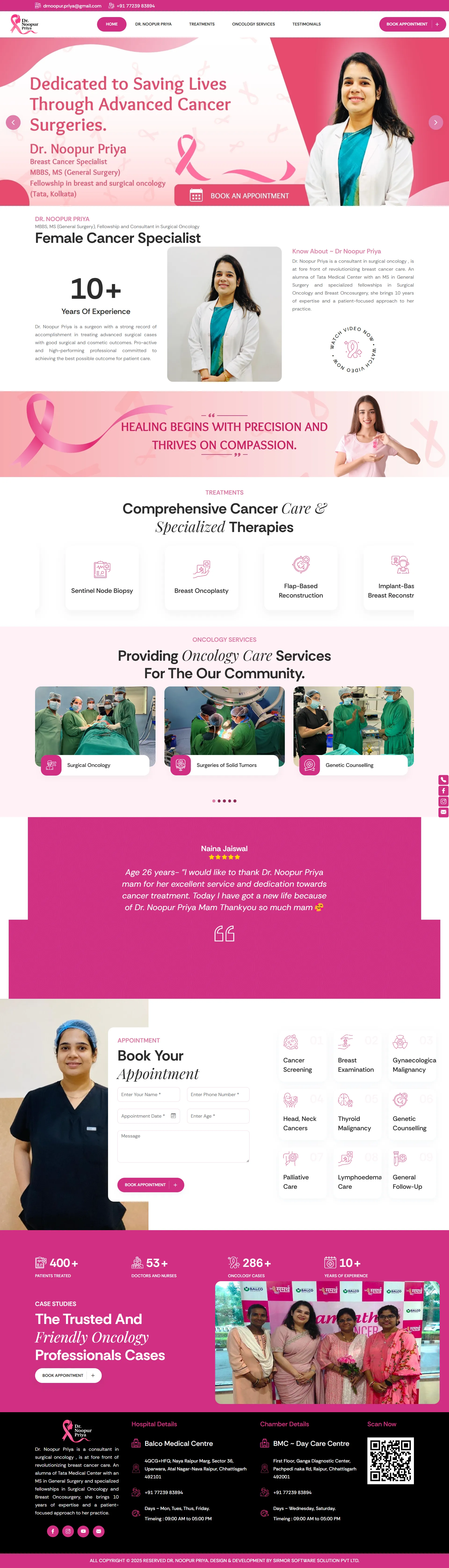 Website - Dr Noopur Priya